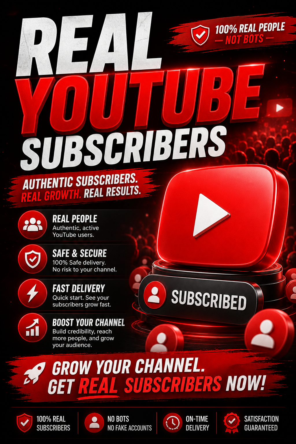 Real YouTube Subscribers