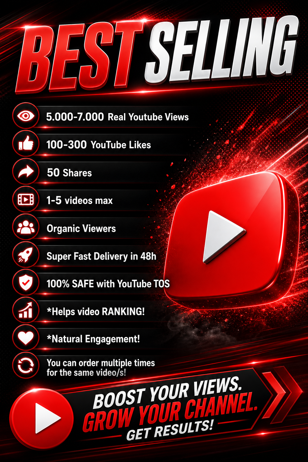 Youtube Best Selling(70%off)